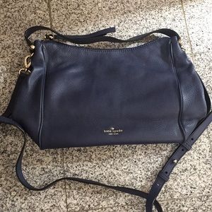 Navy Blue Leather Kate Spade Bag